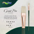 Silver Brush Limited 1001 Grand Prix Flat Brush for Oil Paintings, Size 10, Long Handle...
