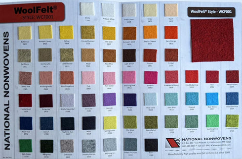 Cobblestone Antique Heathered Tan - Wool Felt Oversized Sheet - 20% Wool Blend - 1 12x18 inch Sheet...