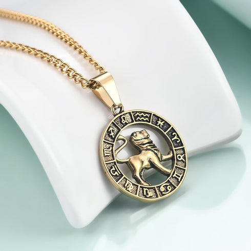 Rnivida Zodiac Sign Necklaces,Constellation Necklace Pendant for Women and Men Personalized Astrology Jewelry...