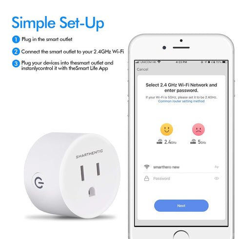 Smart Plug, WiFi Light Switch, Outlet Timer, Amazon Alexa Google Home Voice, APP and Remote Control, Smart Devices, Gadgets, Home Improvement Outl...