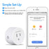 Smart Plug, WiFi Light Switch, Outlet Timer, Amazon Alexa Google Home Voice, APP and Remote Control, Smart Devices, Gadgets, Home Improvement Outl...