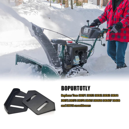 Set of 2 Snow Blower Skid Shoe Kit 40-8160-01 for Clinic 1606569 Toro 40-8160-02 Replacement Part...