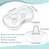 12 Pieces Nipple Shields 20 mm Contact Nipple Protector Breastfeeding Everters with Clear Carrying Case Silicone Nipple Extender Made Without BPA ...
