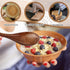 6Pcs Small Wooden Spoons, 5.5 Inches Wood Honey Spoons, Little Wooden Serving Table Spoons Utensils Set, Wooden Teaspoon for Cooking Soup Tea Coff...