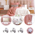 MQUPIN Duvet Pins 16 Set, Duvet Clips for Comforter Inside Duvet Fasteners, Soft Fabric Material Double Sided Duvet Cover Clips Duvet Insert Holde...