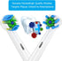 Replacement Toothbrush Heads Compatible with Braun Oral b 7000/Pro 1000/9600/ 5000/3000/8000/Genius and Smart Electric Toothbrush (white-8pcs)...
