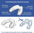 Mouth Guard for Grinding Teeth at Night, Sleep Mouth Guard, Reusable Mouth Guard for Sleeping Professional Stops Bruxism and Teeth Clenching (4 Pi...