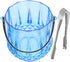 Kichvoe Bar Ice Cube Bucket with Ice Tongs 1150ml Ice Container Bucket Ice Cube Container Storage Bucket Transaprent Beer Bucket For Home Wine Ice...