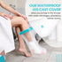 100% Waterproof Adult Cast Covers for Shower Leg, Resuable 28" Long,Easy to wear, Cast shower cover leg,foot bag for showering, post surgery water...