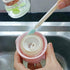 Mini Bottle Brushes for Cleaning with Little Flat Detail Scrubbers, Tiny Split Crevice Crack Cleaner for Small Groove Gap Corner of Cap Lids, Wind...