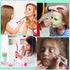 NICEMOVIC Kids Makeup for Girls, 20PCS Princess Makeup Brushes Set Foundation Eyebrow Eyeliner Blush Cosmetic Concealer Brushes Women Teen Girl St...