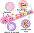 Baby Toys Musical Caterpillar,Infant Stuffed Animal Toys with Crinkle and Rattles,Soft Sensory Toys with Textures for Tummy Time Newborn Boys Girl...