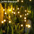 2 Pack Solar Powered Firefly Lights, 20 LEDs Waterproof Garden Firefly Lights, Swaying Lights, 2 Modes, Outdoor Solar Firefly Lights for Party Gar...