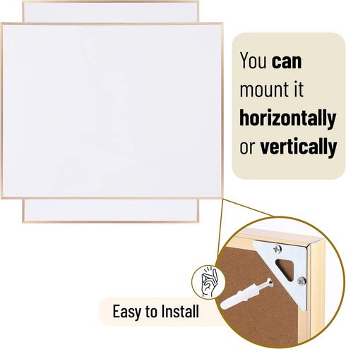 Mr. Pen- Dry Erase Board, 14” x 11”, Aluminum Frame with a Black Dry Erase Marker, Small Whiteboard, Mini White Board, White Board Dry Erase, Smal...
