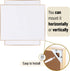 Mr. Pen- Dry Erase Board, 14” x 11”, Aluminum Frame with a Black Dry Erase Marker, Small Whiteboard, Mini White Board, White Board Dry Erase, Smal...