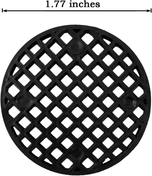 50 Pack Flower Pot Hole Mesh Pad, 4.5CM/1.8 icnhes Round Ultra Rigid Bonsai Pot Mesh Drainage Screens...