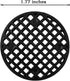 50 Pack Flower Pot Hole Mesh Pad, 4.5CM/1.8 icnhes Round Ultra Rigid Bonsai Pot Mesh Drainage Screens...