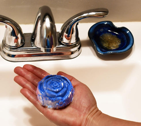 Rose Chocolate Candy Silicone Pan Tray Mold for Handmade DIY Flower Cake Topper, Soap Jelly Chocolate Pudding Muffins Oven to Freezer Dishwasher S...