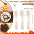Caviar Spoons Mother of Pearl MOP Caviar Spoons with Hand Craft W Round Handle for Caviar, Egg, Ice Cream, Salt, Coffee Serving, Restaurant Servin...
