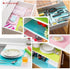 9 Pack Refrigerator Mats,Washable Fridge Mats Liners Easy to Clear Fridge Pads Mat Shelves Drawer Table Mats Refrigerator Liners for Shelves,3Red/...