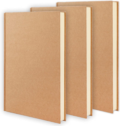 EOOUT 3pcs Blank Notebook, Hardcover Sketchbook Unlined Notebook, 120 Sheets, 100gsm Paper, 5.6 x 8.2in, Journal for Drawing, Art, Travelers Gifts...