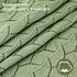 Baby Blanket 100% Cotton Soft Breathable Knit Cellular Receiving Swaddle for Newborn Infant Boy Girl, Green 30"x 40"...