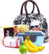 BALORAY Lunch Bag for Women Men Insulated Lunch Box for Adult Reusable Lunch Tote Bag for Work, Picnic or Travel (White Flower)...
