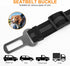 Dog Car Tether, 2 Pcs Dog Harness for Car, Adjustable Dog Leash for Dogs in Car, Dog Leash, Reflective Pet Harness with Buckle & Elastic Bungee Bu...