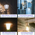 Motion Sensor Light Bulbs - Outdoor 15W (100W Equivalent) 3000K 1500LM E26 A21 Dusk to Dawn Sensing and Radar LED Motion Activated Light Bulbs 2 P...