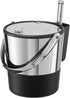 Oggi Insulated Ice Bucket, 4 Quart / 3.8 L, Stainless Steel, Black....