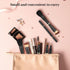 Two 4 in 1 Makeup Brush with Case,Double Ended Travel Makeup Brush Set Professional,Includes Foundation,Blush,Eyeshadow,Concealer Brushes,Powder,P...