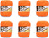 Lily Sugar'N Cream Super Size Hot Orange Yarn - 6 Pack of 113g/4oz - Cotton - 4 Medium (Worsted) - 200 Yards - Knitting/Crochet......