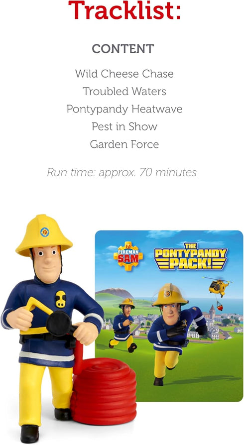Tonies Fireman Sam Audio Play Character from The Pontypandy Pack...