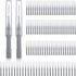 Patelai 100 Pieces Braces Brush for Cleaner Interdental Brush Toothpick Dental Flossing Head Oral Hygiene Flosser Tooth Cleaning Tool (Gray)...