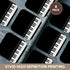 3dRose Black Piano Edge - Baby Grand Keyboard Music Design for Pianist Musical Player and Musician Gifts - Soft Coasters, Set of 8 (CST_112947_2)...