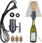 Bottle Lamp Kit with 9mm Glass Drill bit DIY Lamp Kit for Liquor Bottles with Slip on Socket and 8 Feet Power Cord,No Drilling Required...