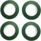 4 Rolls 1/2 Inch Floral Tapes Florist Wraps for Bouquet Stem and Flowers Making Craft Projects (30 Yards, Dark Green)...
