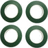 4 Rolls 1/2 Inch Floral Tapes Florist Wraps for Bouquet Stem and Flowers Making Craft Projects (30 Yards, Dark Green)...