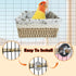 Bird Nest Bed for Cage, Small Medium Bird Cage Accessories for Parakeets Conure, Budgie, Parrot, Cockatiel, Lovebird, Canary, Finch (S,7.1''*4.7''...