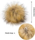 12 Pieces Faux Fur Pom Pom Balls Fur Fluffy with Elastic Loop for Hats Shoes Scarves Gloves Scarves Bag Key Chain Charms Accessories (Faux Mink Fu...