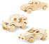 Georgie Porgy 3D Wooden Puzzles for Kids Toys Construction Woodcraft Kits DIY Model Puzzle Kits Birthday Gifts Pack of 3 (Sports Cars Off-Road Veh...