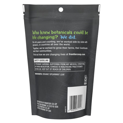 Frontier Co-op Organic Cut and Sifted Spearmint Leaf 1.48oz...