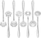 Chengu 8 Pieces Flower Coffee Tea Spoons Stainless Steel Sugar Spoons Tea Party Flower Fancy Tableware Set Stir Bar Creative Stirring Teaspoon, 8 ...
