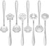 Chengu 8 Pieces Flower Coffee Tea Spoons Stainless Steel Sugar Spoons Tea Party Flower Fancy Tableware Set Stir Bar Creative Stirring Teaspoon, 8 ...