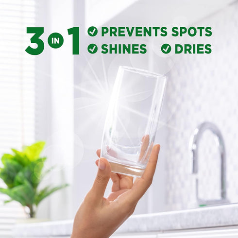 Cascade Platinum Dishwasher Rinse Aid, 8.45 fl oz (Packaging May Vary)...