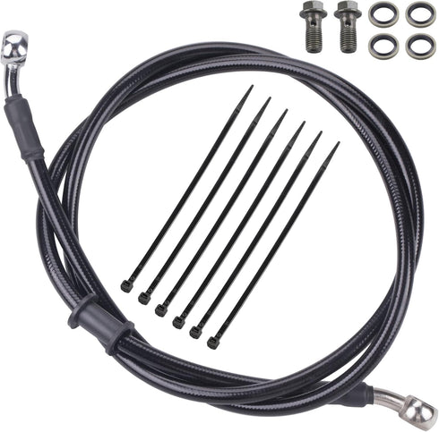 Motorcycle Hydraulic Brake or Clutch Line Hose for Motorcycle Dirt Bike ATV Moped Scooter,etc.Banjo Bolt 2PCS(Length 1.2m/3.93ft)...