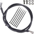 Motorcycle Hydraulic Brake or Clutch Line Hose for Motorcycle Dirt Bike ATV Moped Scooter,etc.Banjo Bolt 2PCS(Length 1.2m/3.93ft)...