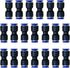 6mm OD Pneumatic quick Connector Push to Connect fittings Straight Union/Coupler (Pack of 20)...