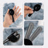 Framendino, 10 Pack Plastic Coffee Measuring Spoons Short Handle Scoops for Tea Sugar Cereal Milk Powder Spices Black 7g...