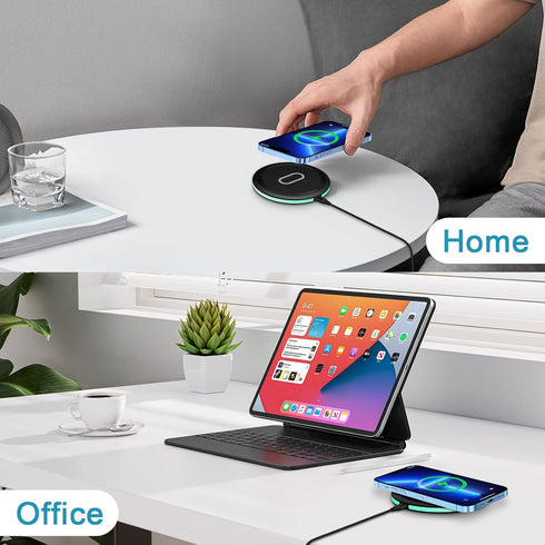 15W Android Wireless Charger Samsung Fast Charging with QC 3.0 Adapter for Samsung Galaxy S24 Ultra S23 FE S22 S21 S20 Note 20 S10 S9 S8 Z Flip 5 ...